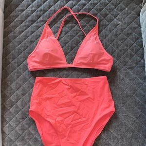 Hot pink Lululemon size 6 swimsuit